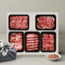[고기장인백정] 한우 1+ 특선구이 선물세트 2kg (꽃등심+채끝+업진살+부채살+특수부위), 상세페이지 참조