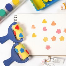 [{주문폭주]}xYNS+_스펀지_롤러_도장_2종세트_모양찍기_미술놀이_★+인기히트*MAR+6931ºⓝⓔⓦº