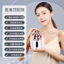 페이스 스티머 나노 스프레이 모공 핫 스프레이 보습 피부관리기 스팀기 얼굴스티머, 화이트-260ml 대용량 물탱크