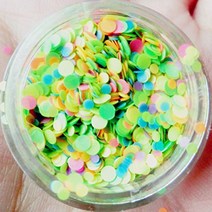6 Boxes Round 1mm 2mm Glitter Mix Kit - Solvent Resistant Vibrant Color Matte Finish (No Sparkle), 1