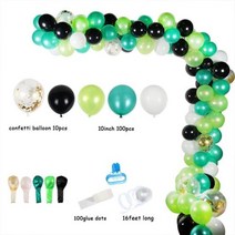풍선 아치 세트 웨딩 생일 파티 장식용 Ballon 기둥 스탠드 스틱 어린이 액세서리 장식 공, 13 110pcs balloon set e