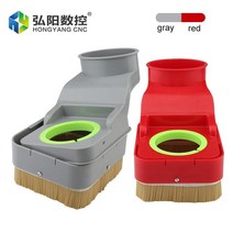 cnc 먼지 커버 브러시 자유 가을 조각 기계 목공 스핀들 밀링 머신 집진기, CHINA, 스핀들 입 100mm, 기본 빨간색