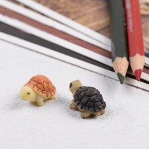 미니거북이 2컬러 테라리움 화분 DIY 만들기 재료 미니어처 피규어, 1.블랙