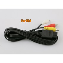 오디오 변환 케이블 rca Nintendo 64 오디오 TV 비디오 코드 AV 케이블 SNES 게임큐브용 슈퍼 RCA 10 개, 한개옵션0