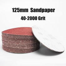 연마 도구 20pcs 125mm 샌더 디스크 샌딩 폴리싱 페이퍼 #20 - 그릿용 연마 도구, 1000