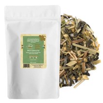 Heavenly Tea Leaves 블루베리 딜라이트 벌크 루즈 리프 허브 티 0.5kg 1파운드 약 200회분 - 천연 카페인 프리 완벽한 핫 또는 아이스 과일 맛, 유기농 진저 레몬 그린, 453.6g