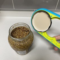 만능 오프너 다용도 멀티 잼 병따개 병뚜껑 페트병, 색상/오렌지