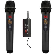 금영 KMC-P100 KMC-P200 WMC-6000 UHF방식의 900MHz 노래방용 업소용 행사용 가정용 무선마이크 수신기설치가 간단, WMC 2Ch 마이크2개