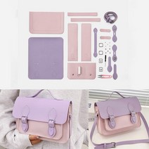 가죽가방 만들기 핑크 파우치DIY 가방DIY 가방재료