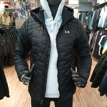 [nc픽스언더아머 여성 콜드기어 리액터 경량 후디 자켓 블랙 UNJP14W00209 #가볍고 따뜻한 봄 경량패딩#백화점 초특가#