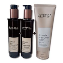 2+1 에스테티카 데미지케어 컨센트레이트 120ml+120ml+ 헤어 실키에센스 200ml, 1세트