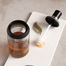 TDY 홈카페 유리 소스 오일병 양념병 꿀병 꿀통 - 디퍼 보틀 250ml, 1개