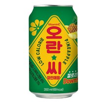 오란씨 파인애플 350ml 뚱캔 동아오츠카 탄산 음료, 10캔