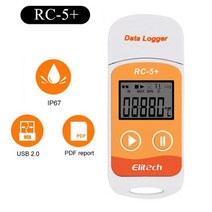 USB 온도 데이터 로거 녹음기 16000 포인트 내장 NTC 센서 창고 냉장 운송용, RC_4, CHINA