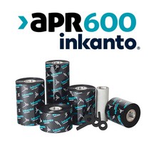 APR600 58mmx600M 1롤 알모르 잉칸토 ARMOR inkanto 니어엣지왁스레진리본 도시바고속프린터 바코드리본
