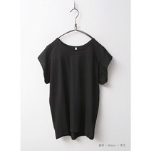 여자 반전매력 샤랄라 블라우스 셔링주름 면 반팔티