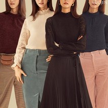 루시앙 루시앙 레이스 스모킹 기모 블라우스 4종 택1