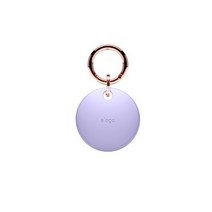 엘라고 에어태그 케이스 실리콘 베이직, 라벤더, 1개