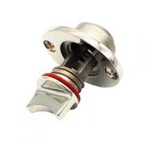 우수한 보트 드레인 플러그 내구성 있는 요트 워터 스토퍼 미러 폴리쉬 카약 가제트 범용 부품, Red