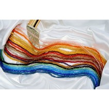 비즈WA&진승사 비즈마켓 4mm 크리스탈비즈 론델컷, JA-27