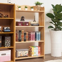 장식선반 나무선반장 4단 DIY 조립 거실선반 목재선반 예쁜선반