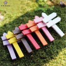 넉넉한용량 화분데코레이션 부목재질 산뜻한컬러 나무이름표