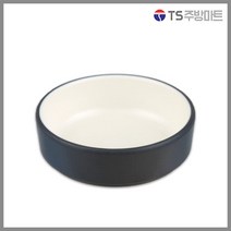 돌산멜라민 체크투톤(블랙앤화이트) 특구프 (스트레이트원형찬기) (업소용그릇 멜라민그릇 예쁜그릇 식당접시 멜라민볼 멜라민찬기 검정색그릇), DS-7976 (3.5