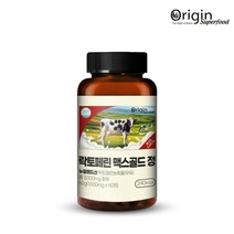 뉴질랜드락토페린 Lactoferrin 면역증진 초유성분 항산화효과 내장지방관리 오리진슈퍼푸드 락토페린 맥스골드 60정, 60정x3통