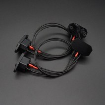 컴퓨터 케이스 연장 코드 전원 90 도 팔꿈치 주석 도금 와이어 A4 전용 남성 및 여성 아크릴 버전, Positive Side 40CM