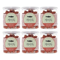 생후 3개월 이상 강아지 간식 개이득 훈련용 간식, 6개, 연어 큐브