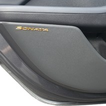 IOM 신형 쏘나타DN8 전용 튜닝 아크릴형 가죽 도어커버 글로브박스커버 콘솔박스커버, 도어커버(4pcs), 웜그레이, 아크릴없음