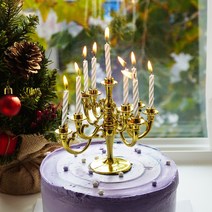 고퀄 샹들리에초 케이크초 생일초 [8color 특이한 생일 케익 촛불 초 기념일 파티 장식초 캔들], 베이비핑크, 베이비핑크