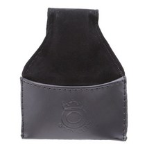 당구 큐 대 가방 개인 채 백 bag 1pcs 가죽 PU 패치 워크 스누커 당구 분필 홀더 파우치 가방 클립 풀 액세, 01 black