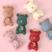 파스텔크래프트 미니어처 왕관 곰돌이 장식 데코 6개입 Z-06-226
