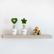 DIY 인테리어 벽선반 벽걸이 무지주 38T 원목 나무 선반 블랙 화이트 오크