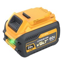 디월트배터리 Dewalt FlexVolt 9000 V 60V 20V 교체 용 120 전동 드릴 DCB606 DCB612 DCB609 DCB20, 1.1pc battery 9.0ah