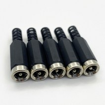 콘넥터 접속자 전선연결단자 dc커넥터 5/10 Pcs DC 암수 전원 공급 장치 플러그 어댑터 5.5mm x 2.1mm DIY, 01 5Pcs Femael_01 5.5 x 2.5mm