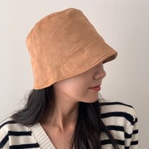 스웨이드 오리챙 보넷 버킷햇 벙거지 모자