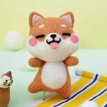 양모펠트 니들펠트 DIY만들기 패키지 SET 헤롱 시바, 헤롱 시바 (패키지 SET)