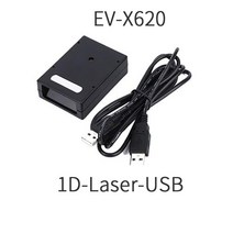 무선 바코드 스캐너 EVAWGIB EV X620 1D 레이저 고정 모듈 내장 엔진 설치 USB TTL RS232 자동 유도, 02 EV-X620-USB