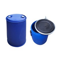 플라스틱 드럼통 200L PVC 공드럼통, 플라스틱 드럼통 200L/중고(마개형 뚜껑), 1개