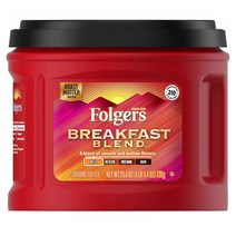 Folgers 폴저스 블랙퍼스트 블렌드 마일드 로스트 그라운드 커피 720g, 분쇄커피