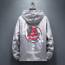 바이크 오토바이 레빗자켓 힙합 윈드 브레이커 재킷 남성 일본 스트리트웨어 후드 여성 하라주쿠 커플 코트 봄 가을, [08] 6XL, [15] 7