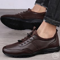 도오빠 남성 로퍼 단화 신사 캐주얼화 가죽 중년 남자로퍼 남자신발