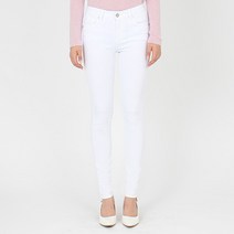 게스 여성 앵클스키니 화이트 데님팬츠 YI2D9091