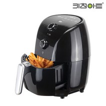키친아트 에어프라이어 KA-AF03N 블랙 1.6L 전기튀김기 미니튀김기 소형튀김기, 단품
