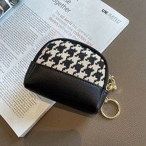 체크투지퍼지갑 수납지퍼지갑 카드지갑 지폐지갑 동전지갑 미니파우치