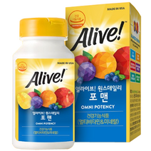 얼라이브 원스데일리 포맨 멀티비타민 80정, 60정, 1개