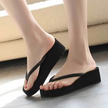 바캉스 쪼리 여자 플립플랍 휴양지 슬리퍼 키높이 74187EA