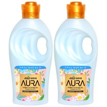 AURA 초고농축 섬유유연제 홀리데이 판타지 본품, 2개, 1L
